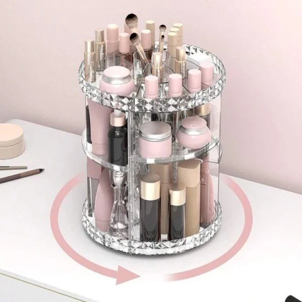 Organizador de maquiagem Giratório 360º - Imagem 3